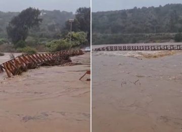 [VIDEO] Aguas arrastran paso de peatones en Zapallar