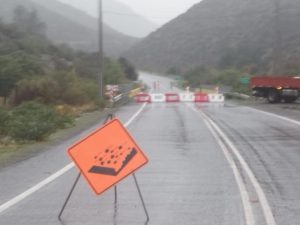 Agua caída en Petorca