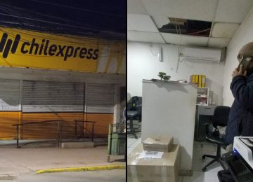 Frustraron robo nocturno en sucursal de Chilexpress de Quillota