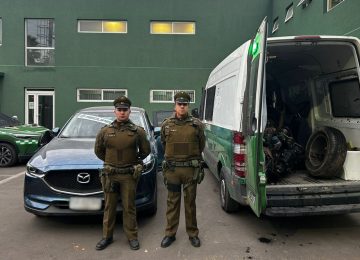 Los sorprendieron desmantelando autos robados en San Felipe