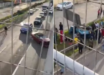 Colisión por alcance en la Ruta 5 Norte dejó tres lesionados