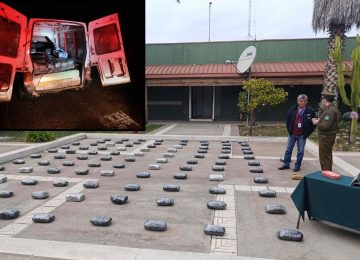 Petorca: Descubrieron camioneta con 103 kilos de droga en control carretero