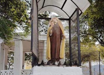 Vandalizaron otra imagen religiosa en la Población Cemento Melón
