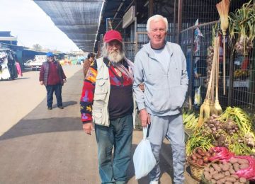 Así fue la visita de Antonio Vodanovic a la Feria Mayorista de La Calera