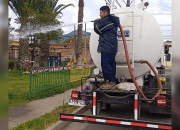 Se robaron un camión aljibe de la Municipalidad de La Cruz
