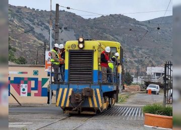 Tren Calero regresó para probar vías entre La Calera y El Melón