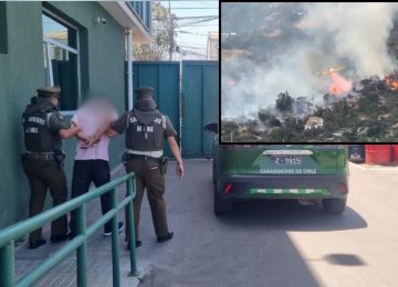 Asado familiar provocó incendio cerca del Parque La Campana: hombre fue detenido