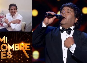 Cantante de "Los Galos" felicitó a nogalino por su gran imitación en "Mi Nombre es"