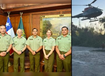 General Director de Carabineros felicitó a efectivos tras rescate en el río Aconcagua