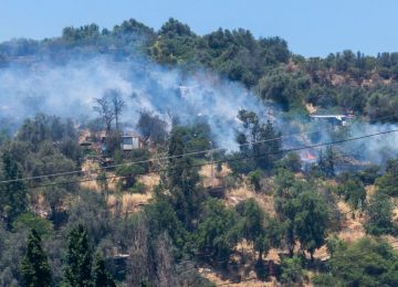Incendios en Rautén y cerro de La Cruz consumieron 8 hectáreas