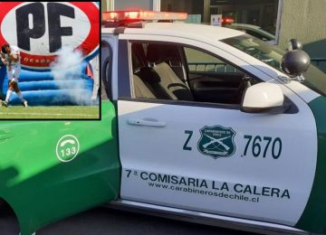 La Calera por lanzar bombas de ruido, quedó con prohibición de entrar a eventos deportivos