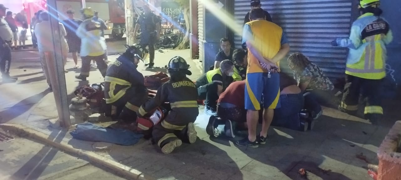 Motociclista está grave tras accidente de alta energía en La Calera