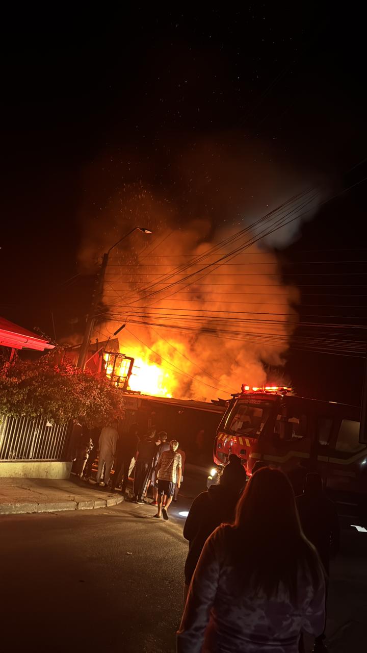 Incendio destruyó dos casas en El Melón, Nogales 