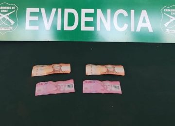 Intentó sobornar a Carabineros de Hijuelas con $50 mil pesos