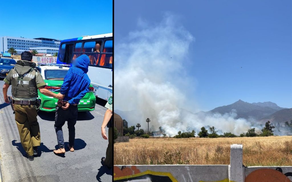Quillota: Presuntos autores de incendio quedan con firma mensual