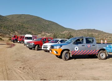 Incendio forestal en Mauco genera alerta roja en Quintero y Quillota