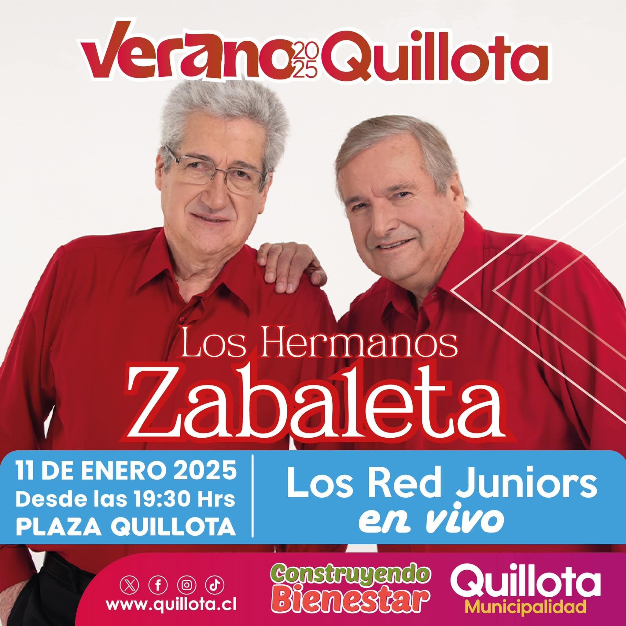Los Hermanos Zabaleta con entrada liberada en Quillota 