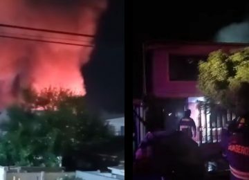 Un incendio consumió la vivienda de una familia calerana