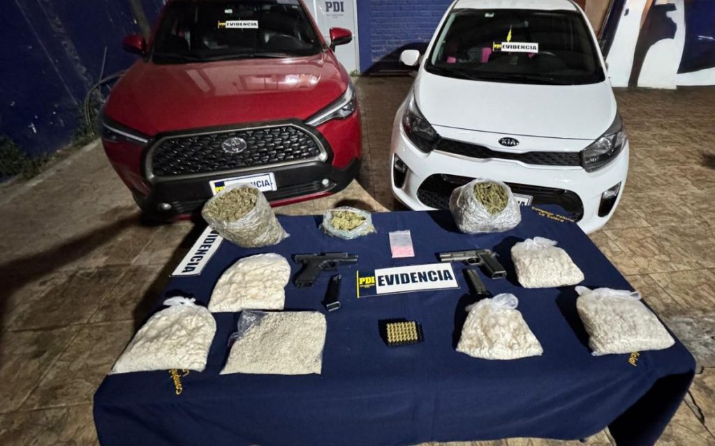 Acopiaban la droga en Quillota para traficarla en La Calera, Valparaíso y otras comunas