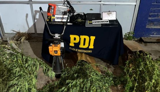 En casa de El Melón hallan tablets robados a colegio de Temuco y drogas