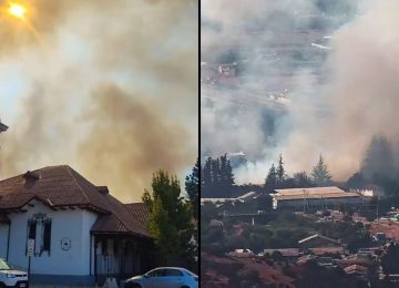 Incendio en pastizales puso en riesgo a colegio de El Melón