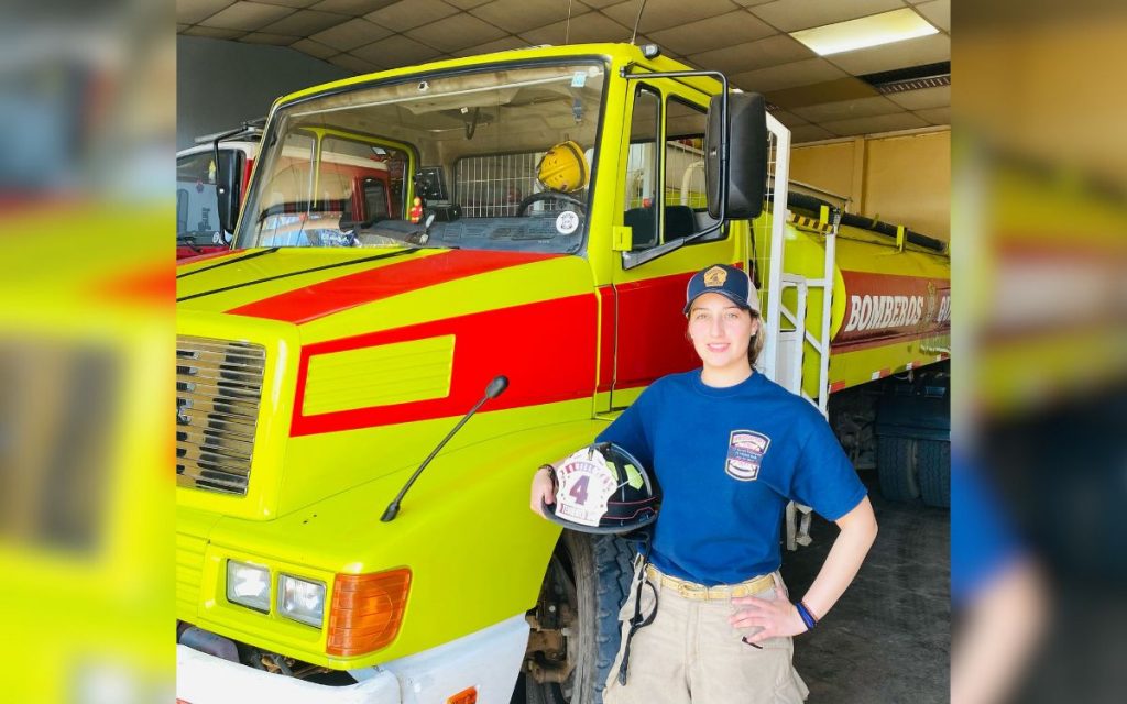 Esta es la historia de la primera mujer maquinista de Bomberos de Quillota
