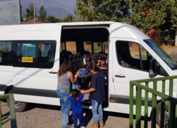 Habilitaron traslado escolar gratuito para estudiantes del valle de Ocoa