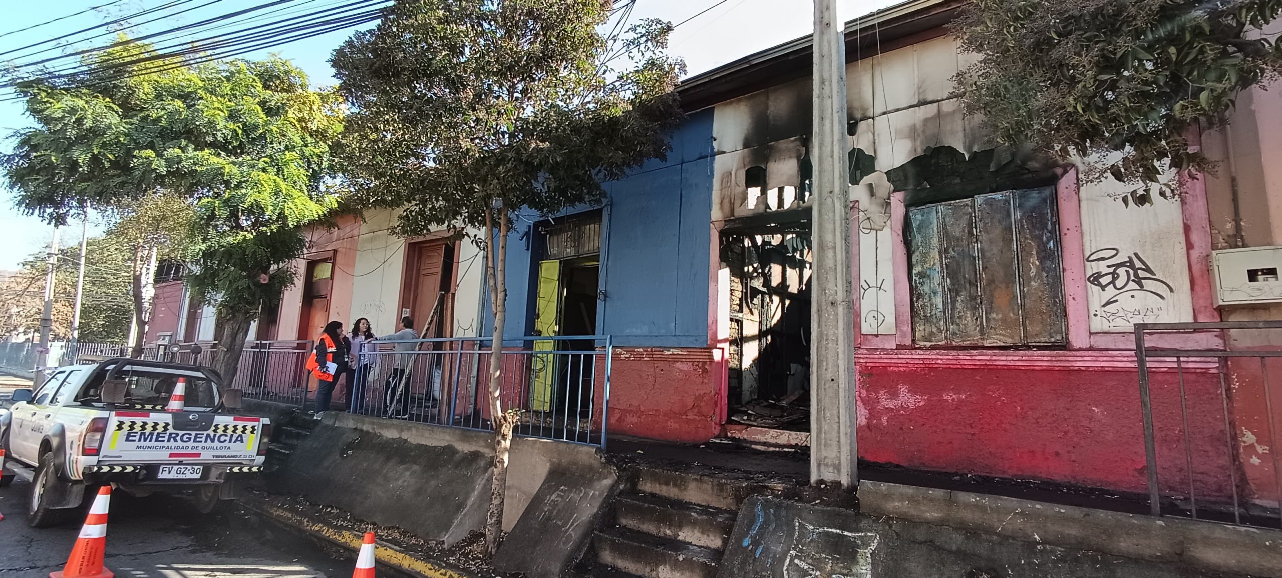 Incendio en Quillota dañó seis viviendas y tres locales comerciales