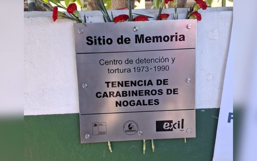 Instalan placa de memoria en la Tenencia de Nogales
