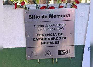 Instalan placa de memoria en la Tenencia de Nogales