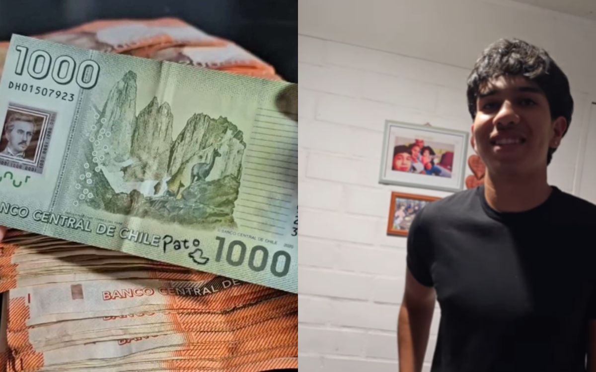 Joven se ganó $1 millón de pesos por encontrar raro billete en Quillota