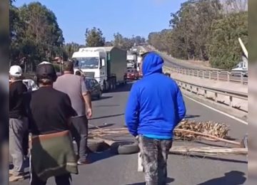 La Ligua: vecinos de Bosques de Huaquén cortaron Ruta 5 Norte en protesta por corte de luz