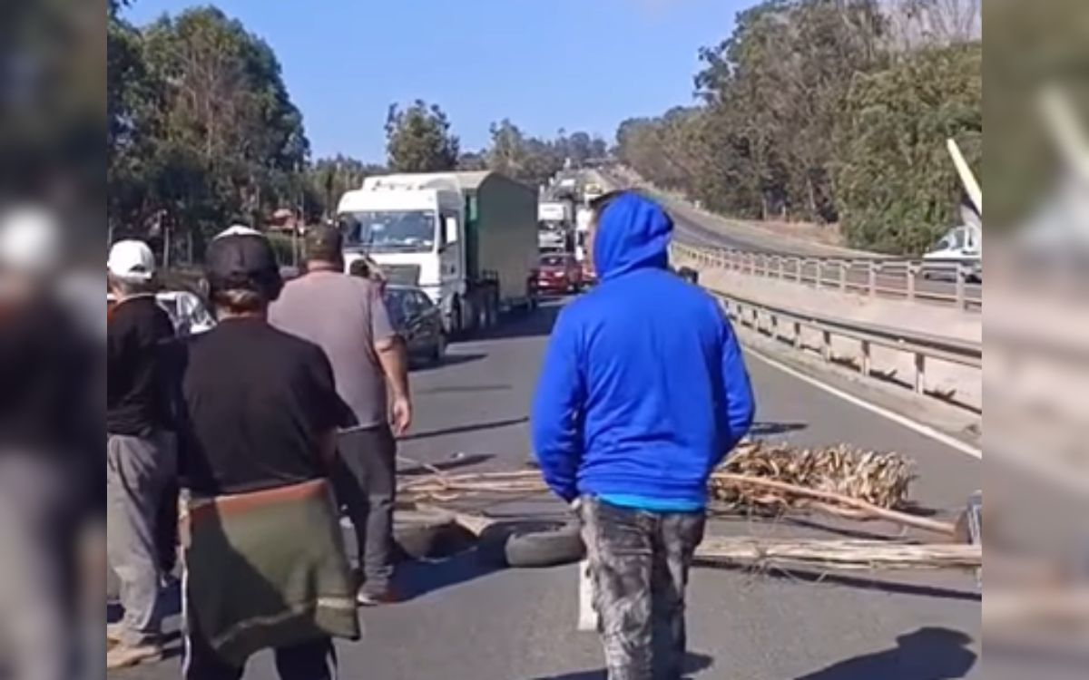 La Ligua: vecinos de Bosques de Huaquén cortaron Ruta 5 Norte en protesta por corte de luz