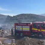 Quillota: Se produjo nuevo incendio en el vertedero ilegal junto al río