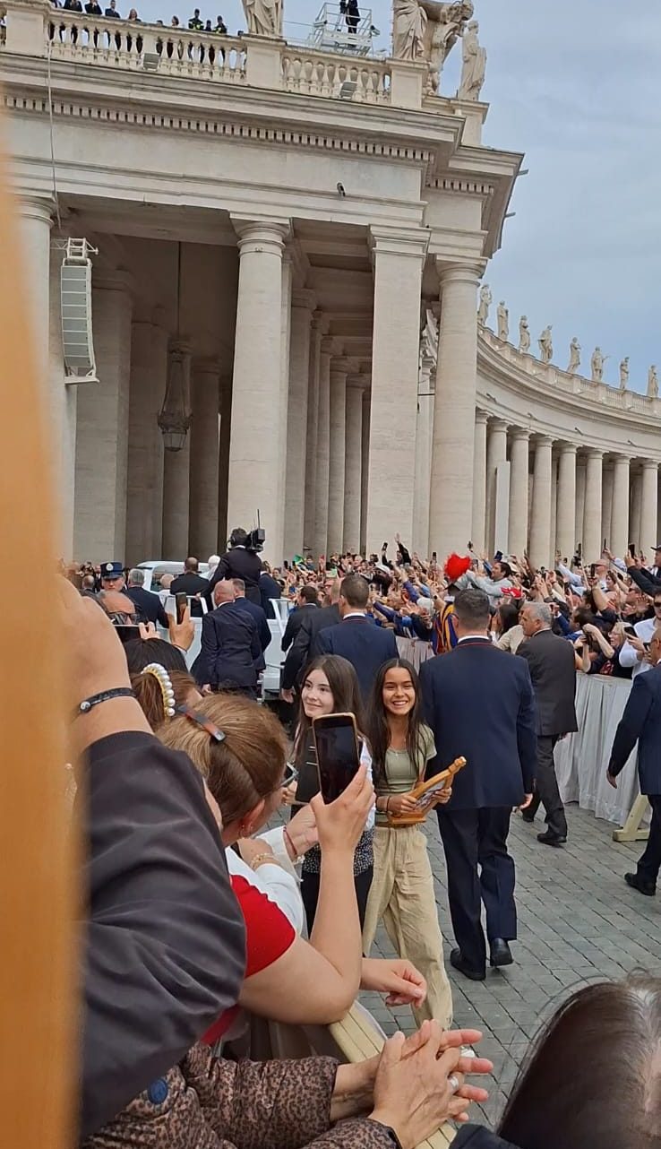 [VIDEO] Quillotana le dio regalo al Papa Francisco el día antes que falleció