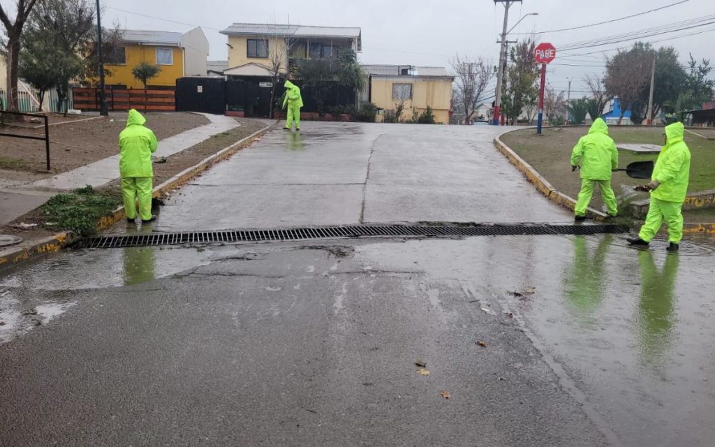 Así transcurre jornada de lluvia en la provincia de Quillota