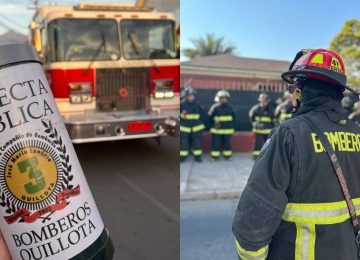 Bomberos de la Tercera Compañía de Quillota realizan campaña económica