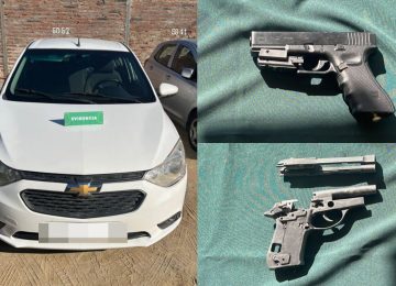 Carabineros frustra asalto a mano armada contra conductor en Quillota