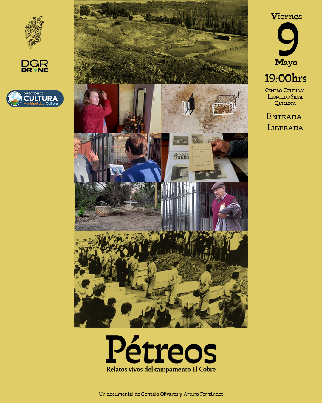 Este viernes proyectan gratis en Quillota documental sobre la tragedia de El Cobre