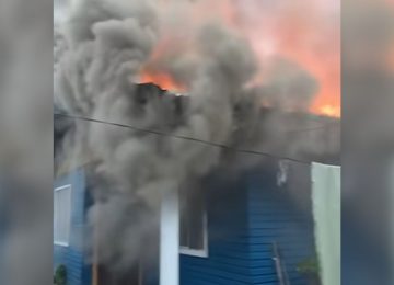 La Calera: Incendio destruyó casa que recién había sido habitada