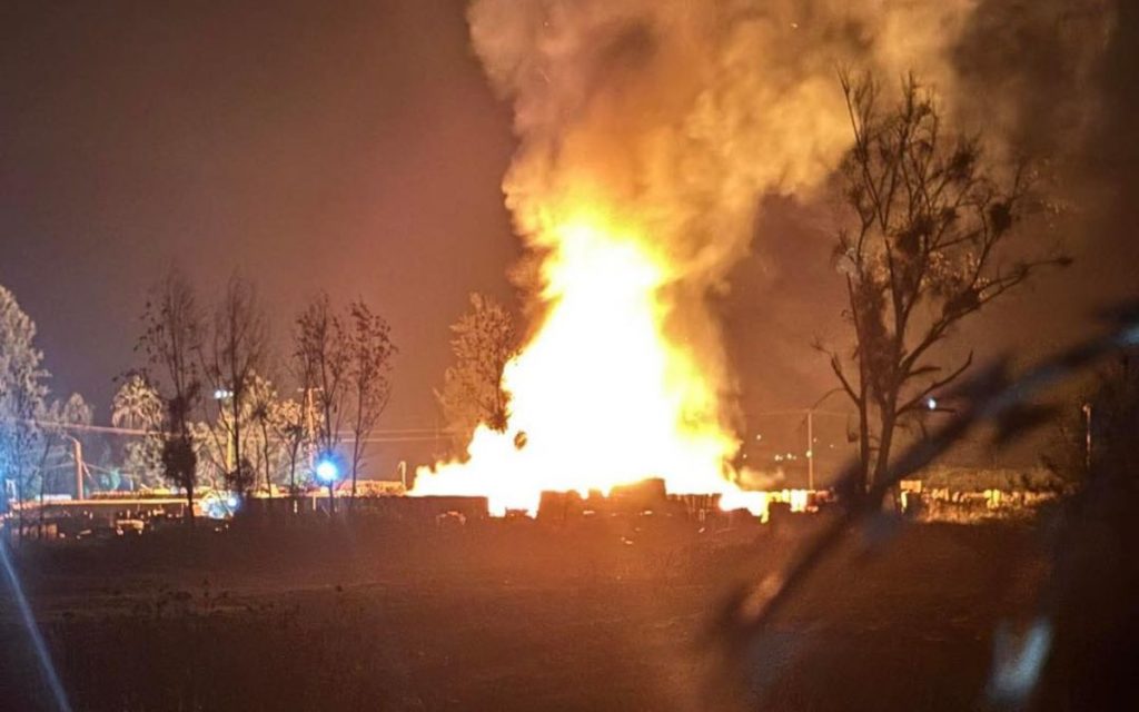 Por tercera vez en el año se incendia predio de Conservas Centauro en Hijuelas