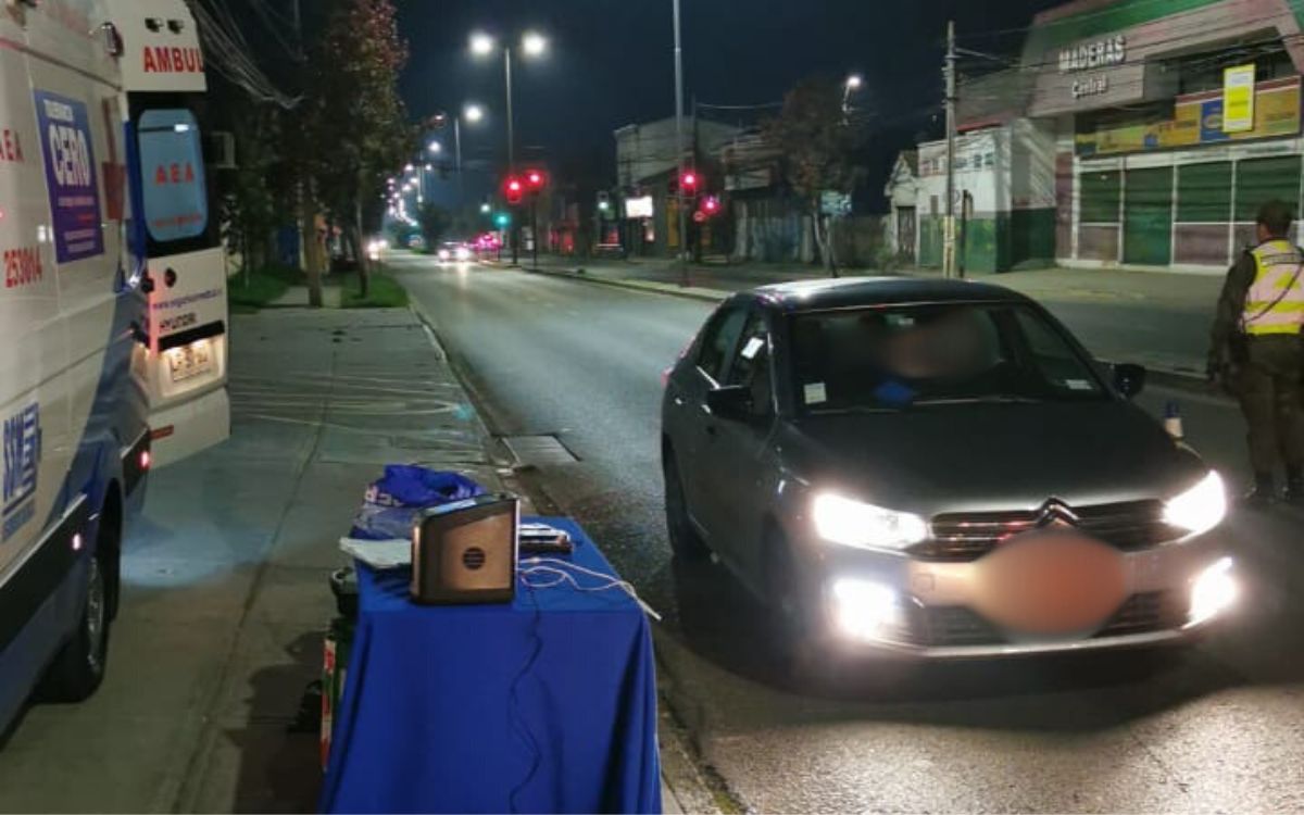 Quillota: Tres detenidos por conducción bajo los efectos de alcohol y drogas