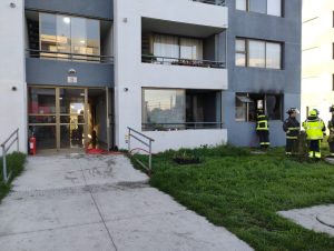Adulta mayor resultó con quemaduras en incendio en Quillota