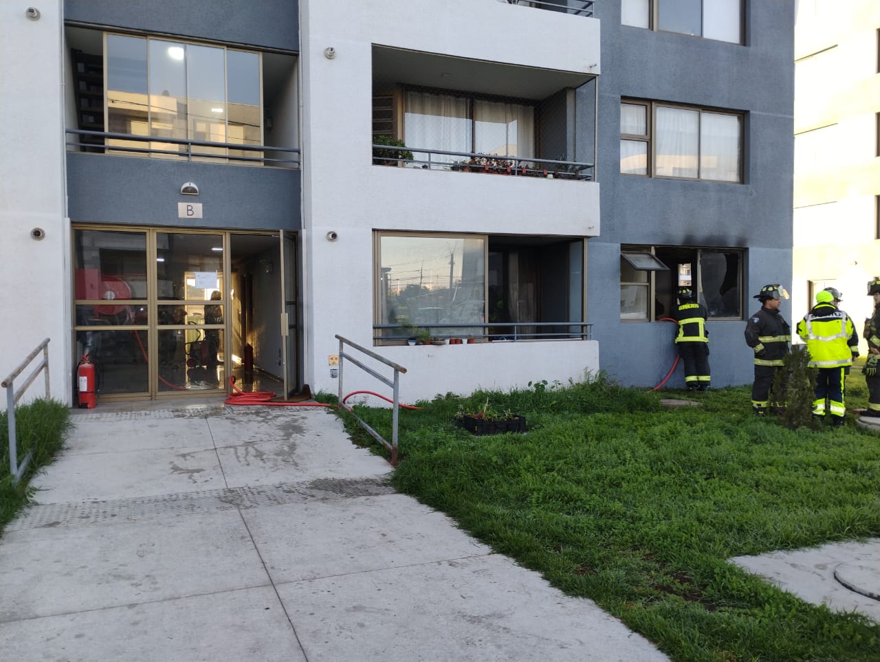 Adulta mayor resultó con quemaduras en incendio en Quillota