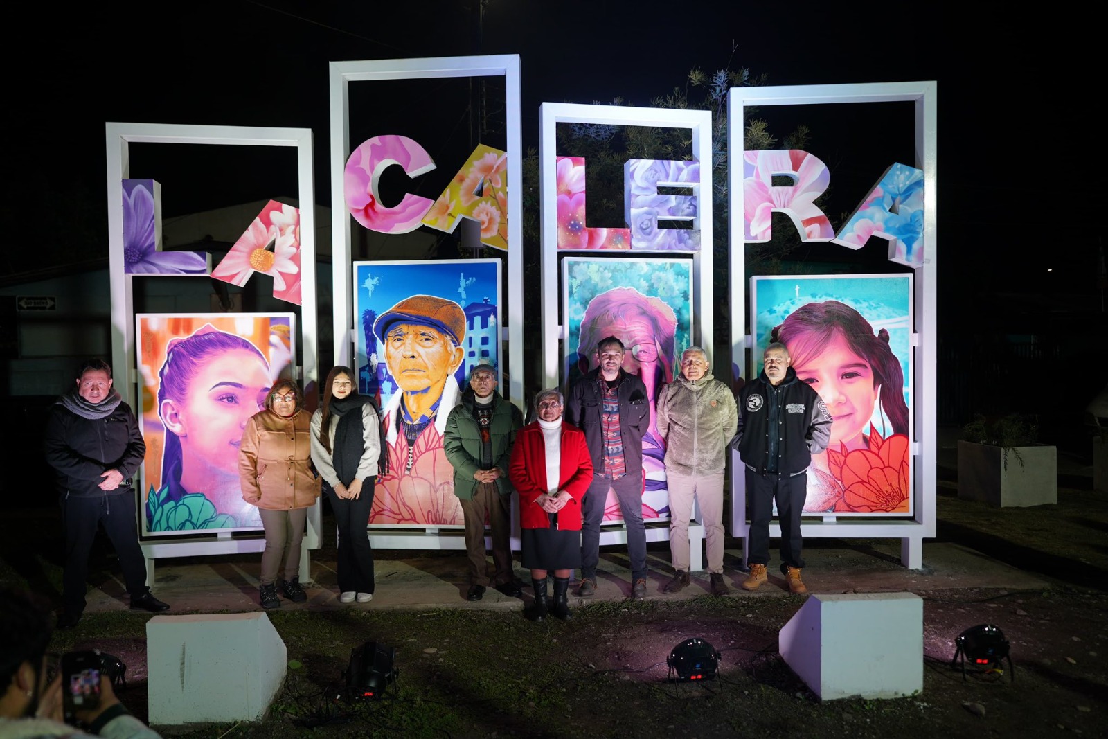 [FOTOS] Accesos a La Calera ahora homenajean a personajes de la comuna