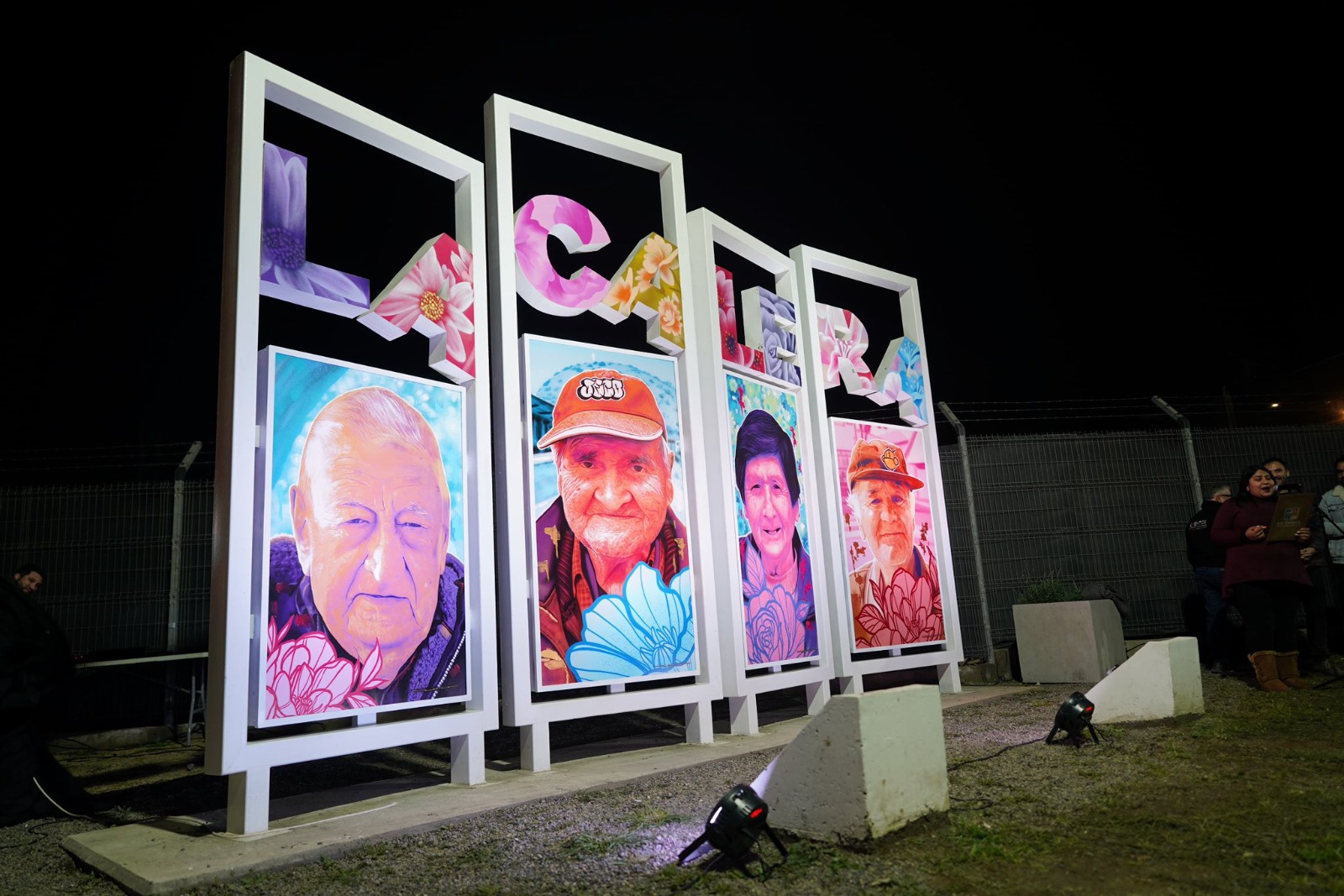 [FOTOS] Accesos a La Calera ahora homenajean a personajes de la comuna