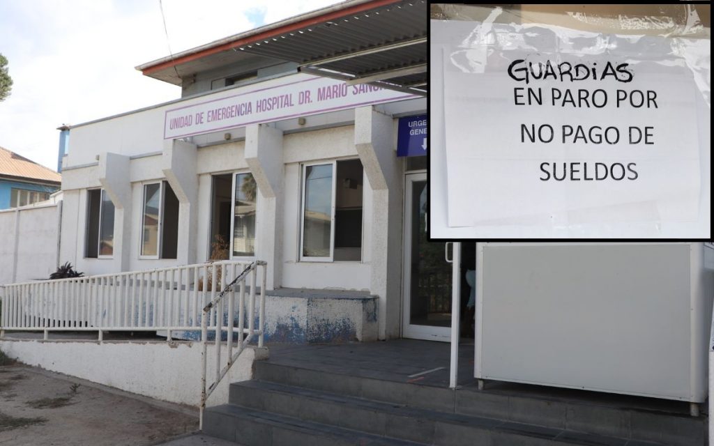 v}Guardias que vigilan hospitales de La Calera, La Ligua, Cabildo y Petorca están en paro
