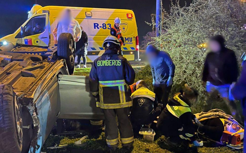 La Calera: Suspenden a carabineros que volcaron cuando regresaban de fiesta