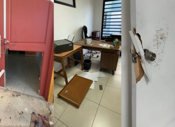 Molestia por destrozos y robos en el Centro Comunal de adultos mayores de La Calera y le robaron una gran cantidad de especies