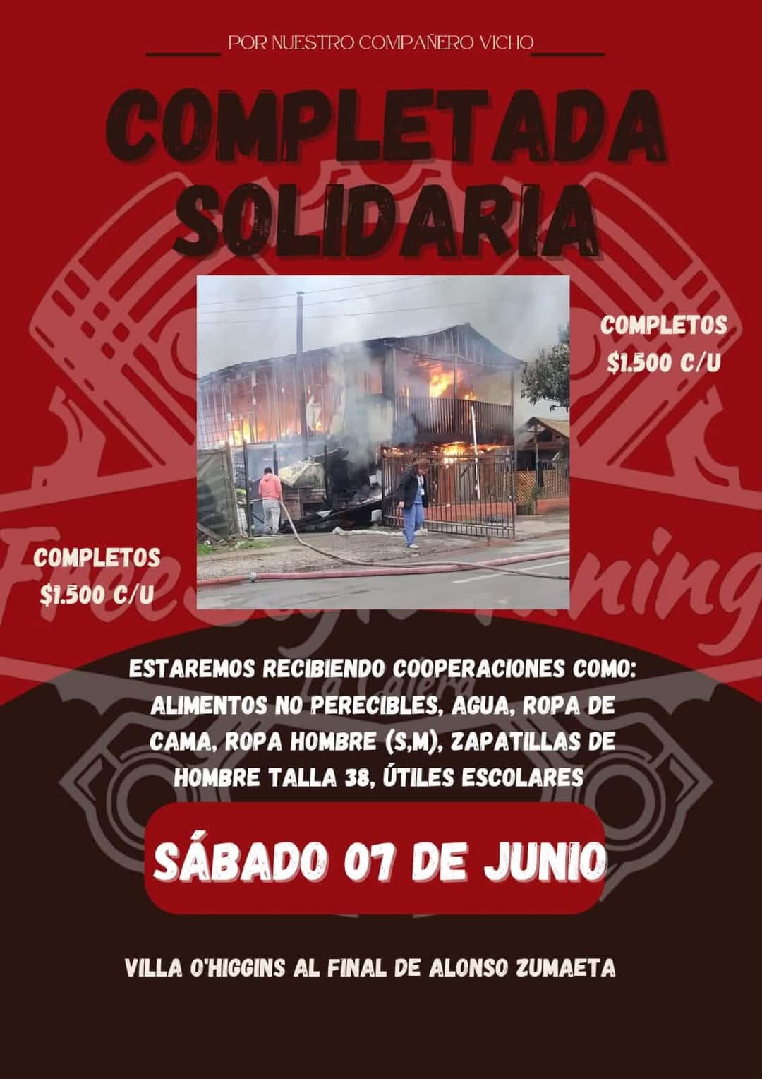 Organizan acciones solidarias para familias damnificadas en incendio en Ocoa